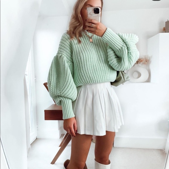 Zara ballon sleeves sweater bloggers fav - Picture 4 of 11